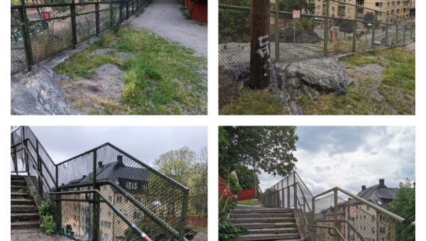 Renovering av stängsel, Södermalm